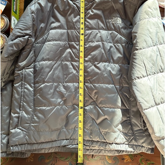 Mens The North Face Steel Gray Insulated ski snow winter jacket puffer coat. Med - Picture 11 of 15